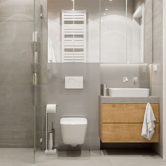 Projekt nowoczesnej łazienki