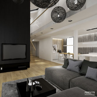 Projekt wnętrz domu jednorodzinnego w Rzeszowie