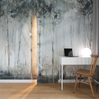 Projekt mieszkania, Kraków Sikorki, styl nowoczesny, skandynawski, architektura wnętrz