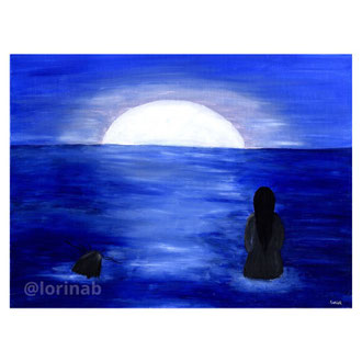 La Tranquillité - peinture de Lorina