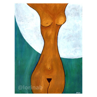 Rencontre - peinture de Lorina