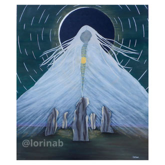 Call of wisdom / L'appel de la sagesse - peinture de Lorina