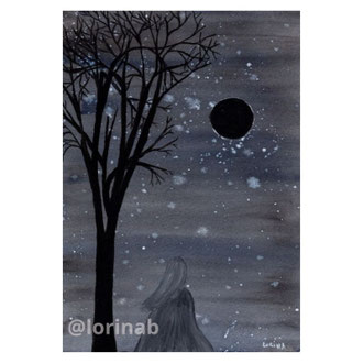 Réflexion - peinture de Lorina