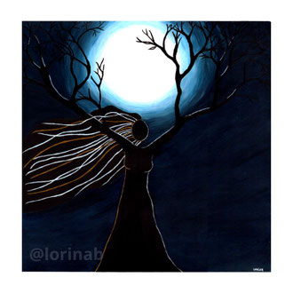 Enracinée - peinture de Lorina