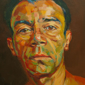 Gonzalo Berrueta . Acrílico sobre lienzo. 30 x 30 cm.