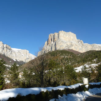 Le rocher d'Archiane, terrain d'aventure des grimpeurs