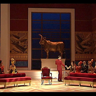 Musique E. Lacamp. Livret I. A. Alexandre. Direction musicale S. Rouland. Mise en scène de Waldemar Kamer. Scénographie E. Charbeau, Ph. Casaban. Costumes J.D. Vuillermoz. Lumières P. Mérat. Production: Opéra Théâtre de Saint Etienne, création mondiale. 
