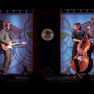 scénographie de Terre de Rêve. Spectacle de Jo et Agnès Doherty