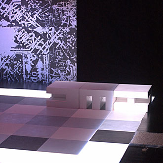 L'Apprenti de Daniel Keene. Texte français de Séverine Magois. Mise en scène de Alain Chaniot. Scénographie Eric Charbeau, Philippe Casaban. Costumes Anne Vergeron. Lumières Yannick Anché. Création: M270 Floirac.