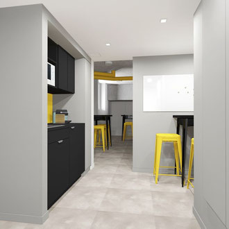 RENOVATION KITCHENETTE ET ESPACE DETENTE - Lionel CERTIER - Architecte d'intérieur à Strasbourg