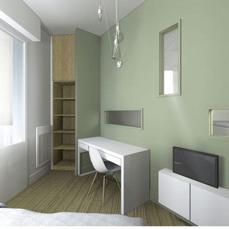 CHAMBRE D'ENFANTS RENOVEE - Lionel CERTIER - Architecte d'intérieur à Strasbourg