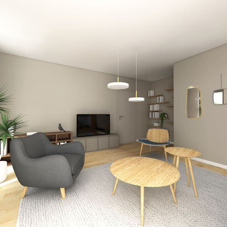 AMENAGEMENT ET DECORATION D'UN APPARTEMENT - Lionel CERTIER - Architecture d'intérieur