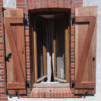 volet bois confection sur mesure pose vendee