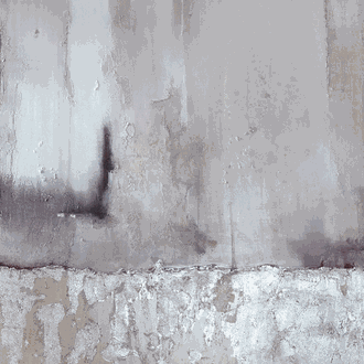Art. Nr.: 19/1200/19 L I  "Horizont":  Acryl auf Holz mit Silber/Schlagmetall  105 x 130 cm  I  Preis auf Anfrage