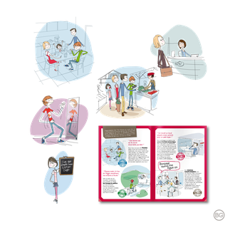 Illustrations vectorielles / Client Aglo Sud Pays Basque