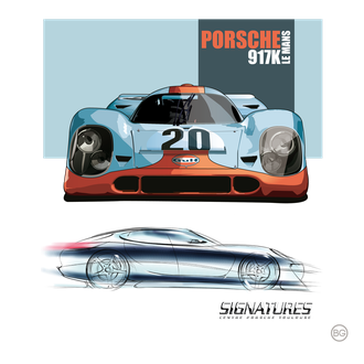 Illustrations vectorielles & Painter/ Client Concession Porsche Signatures