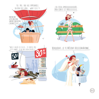 Illustrations vectorielles / Client La Belle Chaurienne