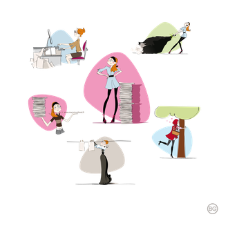 Illustrations vectorielles / Agence POOL Communication