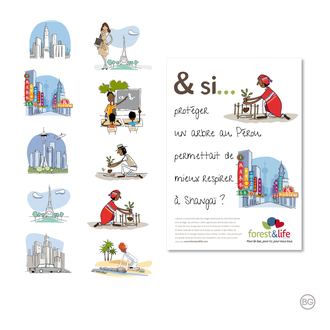 Illustrations vectorielles / Client Forest & Life