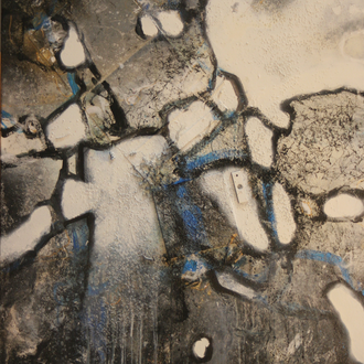 Urban Vibes, Mixed Media auf Leinwand, 90x70 cm, 2016