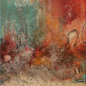 Vienna Symphony, Acryl auf Leinwand, 50x60 cm, 2017