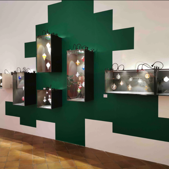 Musée des Beaux-Arts Libourne - scénographie d'Exposition sur père Noel