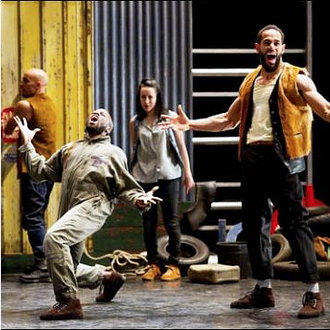 Chorégraphie Hamid Ben Mahi. Musiciens Yan Péchin.  Antoine Auger. Vidéo Stéphane Abboud. Scénographie Philippe Casaban Eric Charbeau. Costumes Karolina Brock. Création Théâtre Louis Aragon, Tremblay-en-France, 2013.  