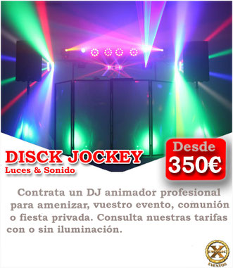 música, dj y equipos para animación en comunión