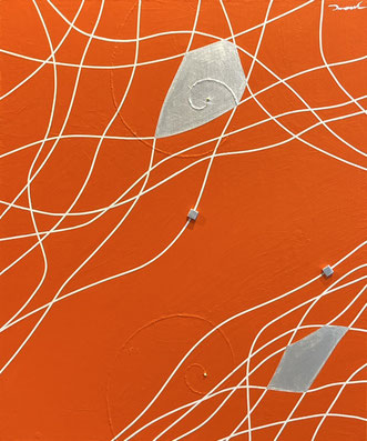 VENUS TRACK 4   380mm*455mm   F8   2025 acrylic on canvas, wood
