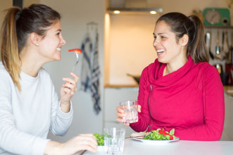 Bei Ernährungsberatungen gesund und gemeinsam Essen