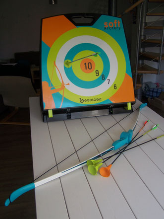Soft archery (tir à l'arc avec ventouse)