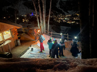 soiree fondue sous yourte savoie