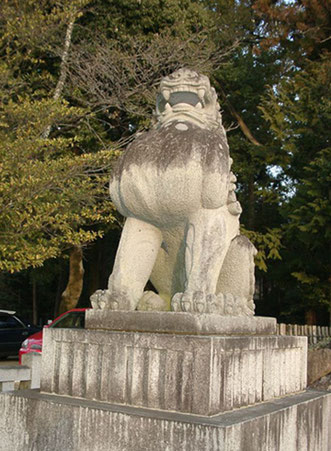 武田神社 狛犬