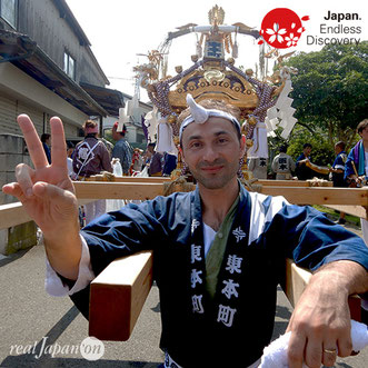 八重垣神社祇園祭, 2018年8月5日, はじめての神輿参加, 千葉県匝瑳市八日市場, 東本町, リアルジャパン'オン, Türkiye
