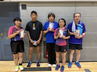 混合Bブロック優勝