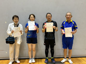 個人戦各ブロック優勝者