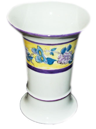 Vase klein mit Bordüre