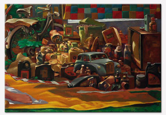 Detail of the painting ‘The Gardener