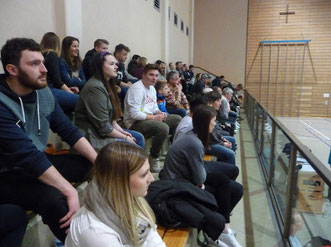 Die Stimmung bei den Heimspielen der Volleyball-Damen des SV Gaukönigshofen ist stets besonders gut.