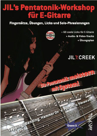 Cover zum Lehrbuch Jil's Pentatonik Workshop für E-Gitarre