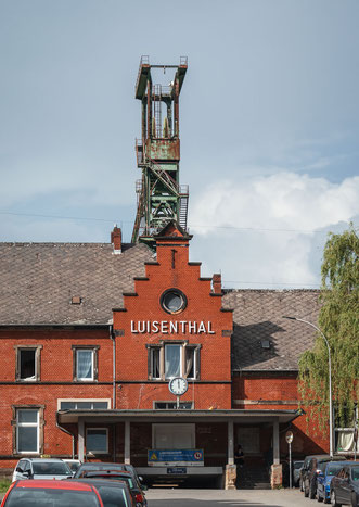 Grube Luisenthal, Schacht II in Völklingen im Saarland (Zeche im Saarland)