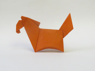 10月の講習作品（予定）「馬＋箸袋｣