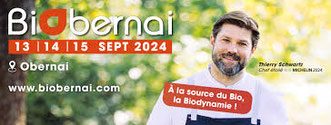 Retrouvez-nous sur notre stand N° 10 allée des gourmands au salon Biobernai 2024