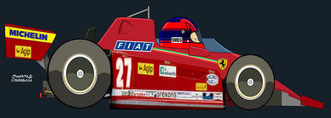 Gilles Villeneuve by Muneta & Cerracín