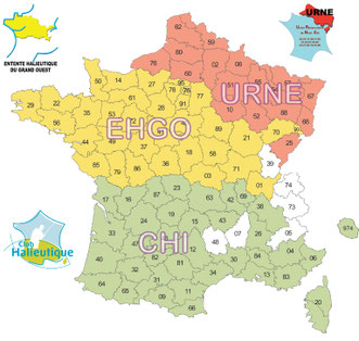 L'alliance halieutique et les 91 départements réciprocitaires