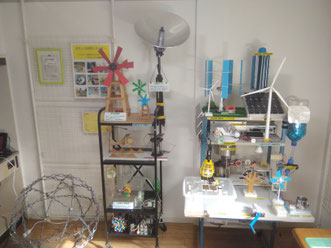 自然エネルギー学習デスク　再生可能エネルギー機器　発明研究所