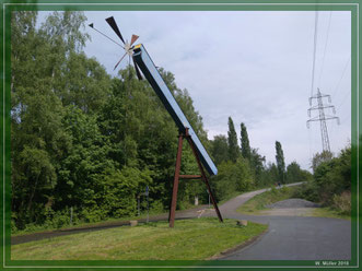 Windwaage an der Halde Rheinelbe - Foto W. Müller