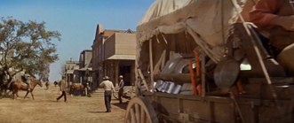 John Wayne's last filming on the old Fox lot was for "The Comancheros". Then the backlot was turned into Century City.