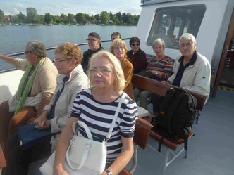 Entspannende Rückfahrt mit dem Dampfer nach Potsdam