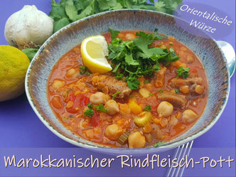 KommZuPotte Marokkanischer Rindfleisch Pot